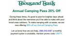 Thousand Trails discount code
