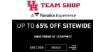 Houston Cougars Team Shop discount code
