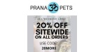 Prana Pets discount code