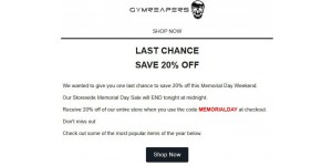 Gym Reapers coupon code