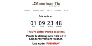 American Tin Ceilings coupon code