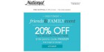 National discount code