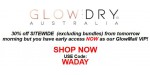 Glow Dry Australia coupon code