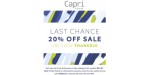Capri Clothing discount code