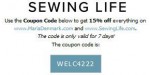 Sewing Life discount code