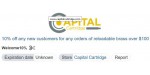 Capital Cartridge discount code