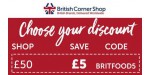 British Corner Shop coupon code
