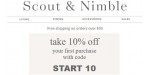 Scout & Nimble discount code