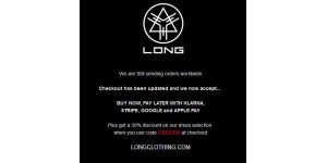 Long Clothing coupon code
