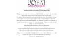 Lacy Hint discount code
