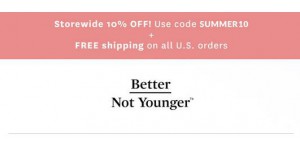 Better Not Younger coupon code
