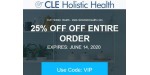 CLE Holistic Health discount code
