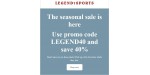 Legend 7 sports discount code