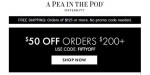 A Pea in the Pod discount code
