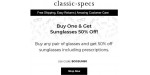 Classic Specs discount code