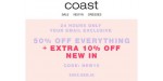 Coast discount code