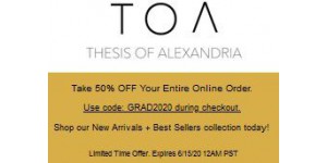 Thesis of Alexandria coupon code