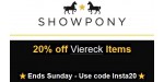Show Pony discount code