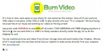 Burn Video discount code