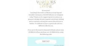 Warriors of the Divine coupon code