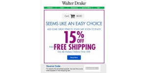 Walter Drake coupon code