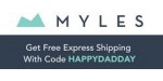 Myles discount code