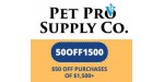 Pet Pro Supply discount code