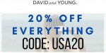 David & Young discount code
