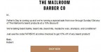 The Mailroom Barber discount code