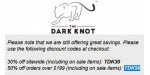 The Dark Knot discount code