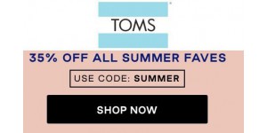 Toms USA coupon code