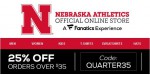 Nebraska Athletics coupon code