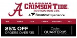 Alabama Crimson Tide discount code