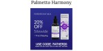 Palmetto Harmony discount code