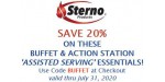 Sterno Products discount code