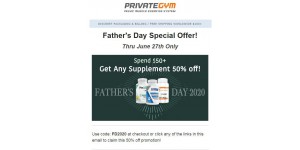 Private Gym coupon code