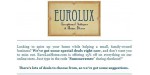 Euro Lux  Home discount code