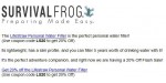 Survival Frog discount code