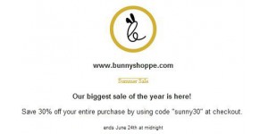 Bunny Shoppe coupon code