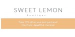 Sweet Lemon discount code