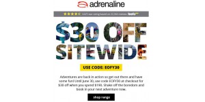 Adrenaline coupon code
