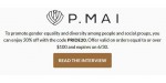 P.MAI discount code