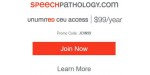 Speech Pathology discount code