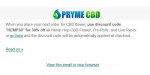 Pryme CBD discount code