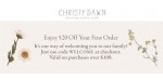 Christy Dawn discount code