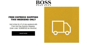 Hugo Boss coupon code