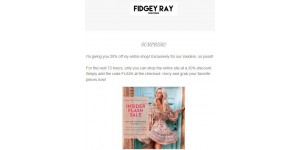 Fidgey Ray Boutique coupon code