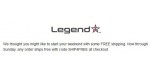 Legend discount code