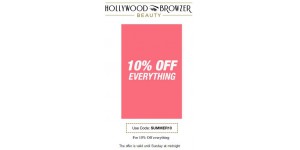 Hollywood Browzer coupon code