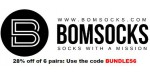 Bom Socks discount code